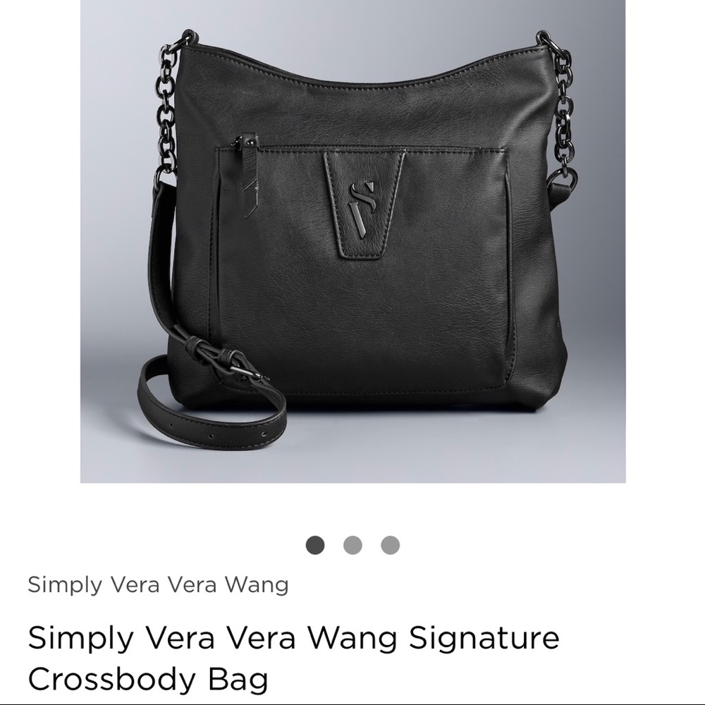 Simply Vera Vera Wang Signature Crossbody Bag